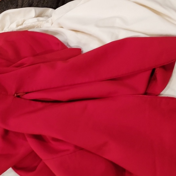 3B Made in America Little Scarlett Red Sheath Dress with Straps Size 3 - Picture 8 of 9